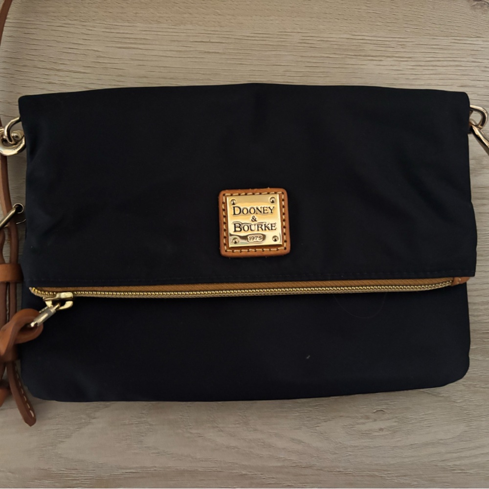 Dooney & Bourke dark blue nylon crossbody